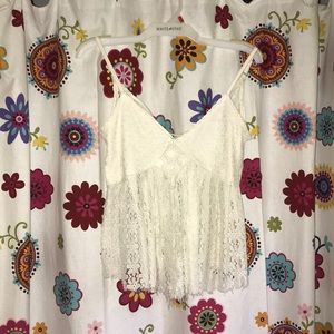 Lace tank top